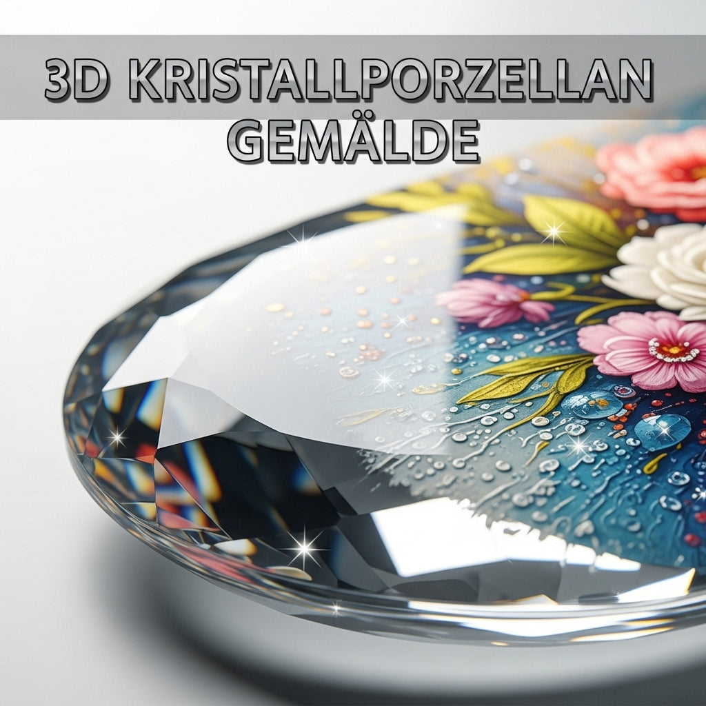 "Himmlischer Architekt" 3D Kristallporzellan Gerahmte Wandkunst